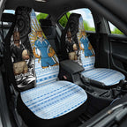 New Zealand Argentina Rugby Car Seat Cover 2025 Los Pumas All Black Together - Aussie Hoodie