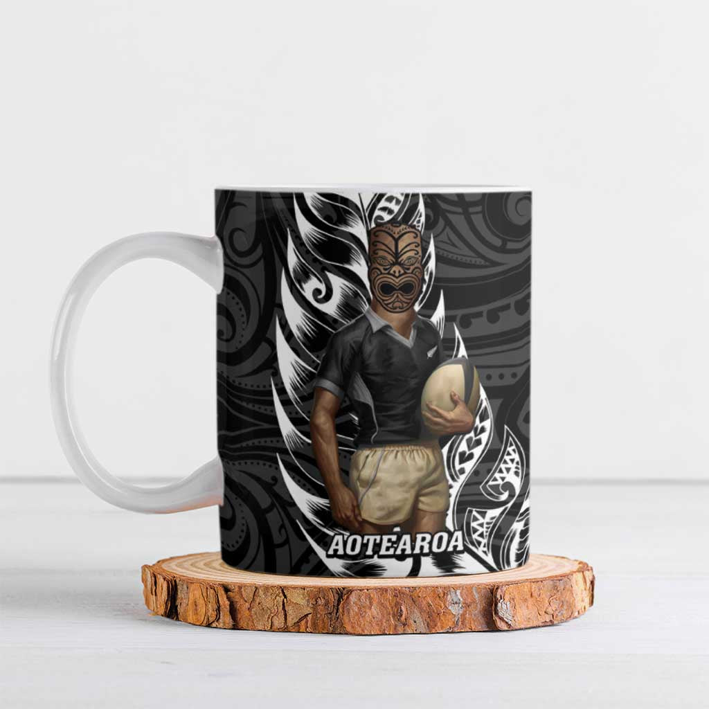 New Zealand Argentina Rugby Ceramic Mug 2025 Los Pumas All Black Together - Aussie Hoodie