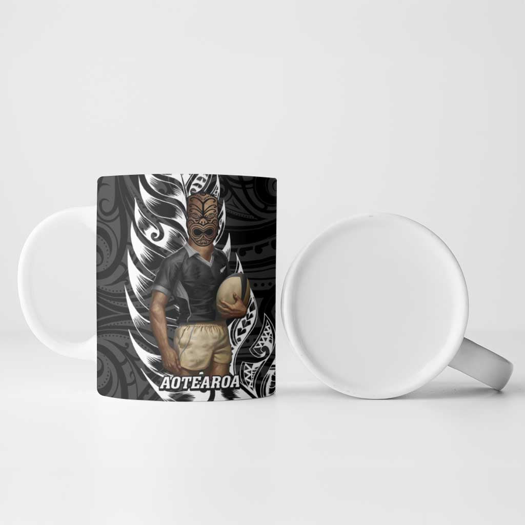New Zealand Argentina Rugby Ceramic Mug 2025 Los Pumas All Black Together - Aussie Hoodie