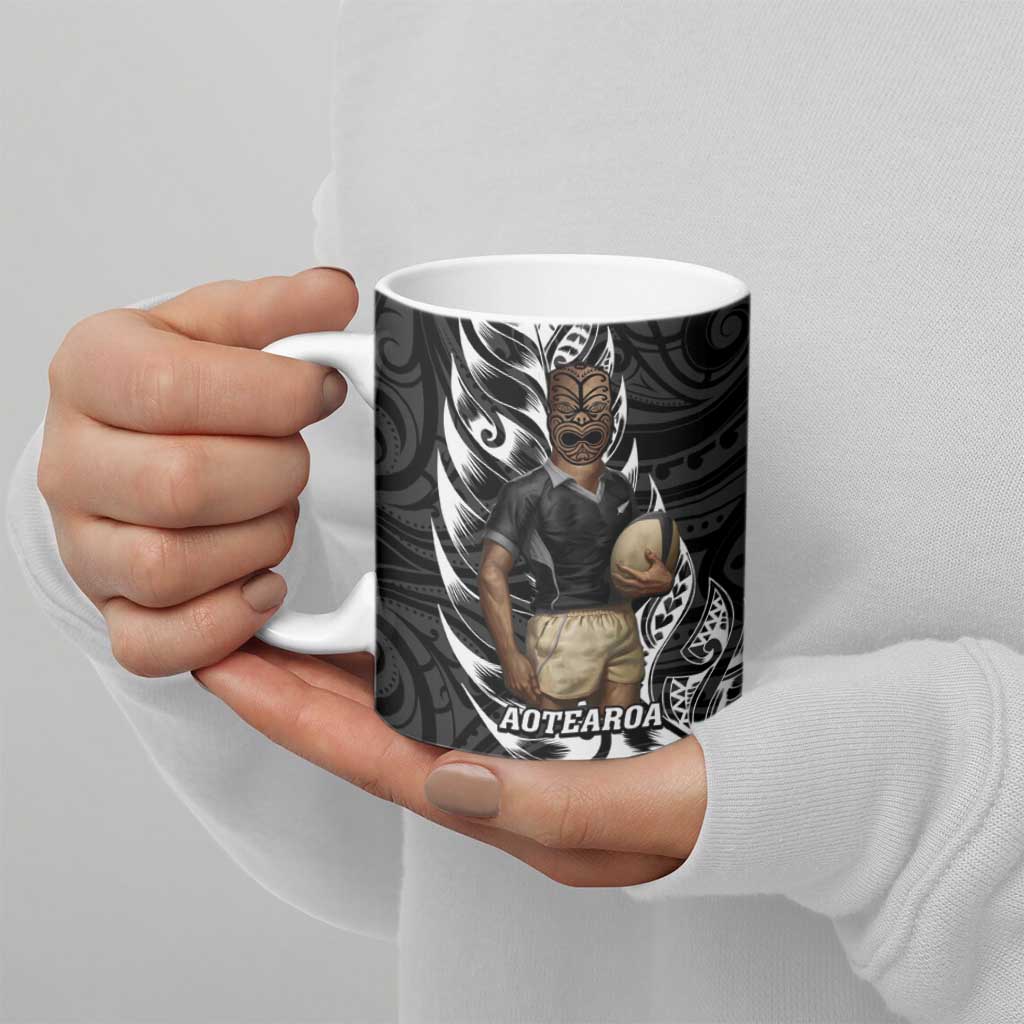 New Zealand Argentina Rugby Ceramic Mug 2025 Los Pumas All Black Together - Aussie Hoodie