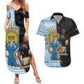 New Zealand Argentina Rugby Custom Couples Matching Summer Maxi Dress and Hawaiian Shirt 2025 Los Pumas All Black Together - Aussie Hoodie