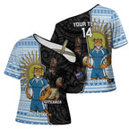 New Zealand Argentina Rugby Custom Cross Shoulder Shirt 2025 Los Pumas All Black Together - Aussie Hoodie