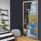 New Zealand Argentina Rugby Door Cover 2025 Los Pumas All Black Together - Aussie Hoodie