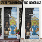 New Zealand Argentina Rugby Door Cover 2025 Los Pumas All Black Together - Aussie Hoodie