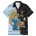 New Zealand Argentina Rugby Custom Family Matching Mermaid Dress and Hawaiian Shirt 2025 Los Pumas All Black Together - Aussie Hoodie