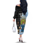New Zealand Argentina Rugby Custom Family Matching Off The Shoulder Long Sleeve Dress and Hawaiian Shirt 2025 Los Pumas All Black Together - Aussie Hoodie