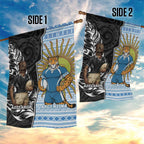 New Zealand Argentina Rugby Garden Flag 2025 Los Pumas All Black Together - Aussie Hoodie