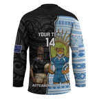 New Zealand Argentina Rugby Custom Hockey Jersey 2025 Los Pumas All Black Together - Aussie Hoodie