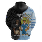New Zealand Argentina Rugby Custom Hoodie 2025 Los Pumas All Black Together - Aussie Hoodie