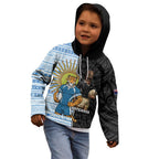 New Zealand Argentina Rugby Custom Kid Hoodie 2025 Los Pumas All Black Together - Aussie Hoodie