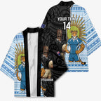 New Zealand Argentina Rugby Custom Kimono 2025 Los Pumas All Black Together - Aussie Hoodie