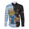 New Zealand Argentina Rugby Custom Long Sleeve Button Shirt 2025 Los Pumas All Black Together - Aussie Hoodie
