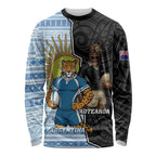 New Zealand Argentina Rugby Custom Long Sleeve Shirt 2025 Los Pumas All Black Together - Aussie Hoodie