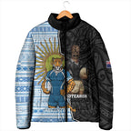 New Zealand Argentina Rugby Custom Padded Jacket 2025 Los Pumas All Black Together - Aussie Hoodie