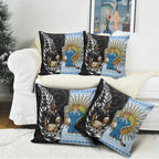 New Zealand Argentina Rugby Pillow Cover 2025 Los Pumas All Black Together - Aussie Hoodie