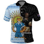 New Zealand Argentina Rugby Custom Polo Shirt 2025 Los Pumas All Black Together - Aussie Hoodie