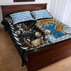 New Zealand Argentina Rugby Quilt Bed Set 2025 Los Pumas All Black Together - Aussie Hoodie