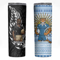 New Zealand Argentina Rugby Skinny Tumbler 2025 Los Pumas All Black Together - Aussie Hoodie