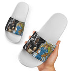 New Zealand Argentina Rugby Slide Sandals 2025 Los Pumas All Black Together - Aussie Hoodie