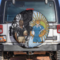 New Zealand Argentina Rugby Spare Tire Cover 2025 Los Pumas All Black Together - Aussie Hoodie