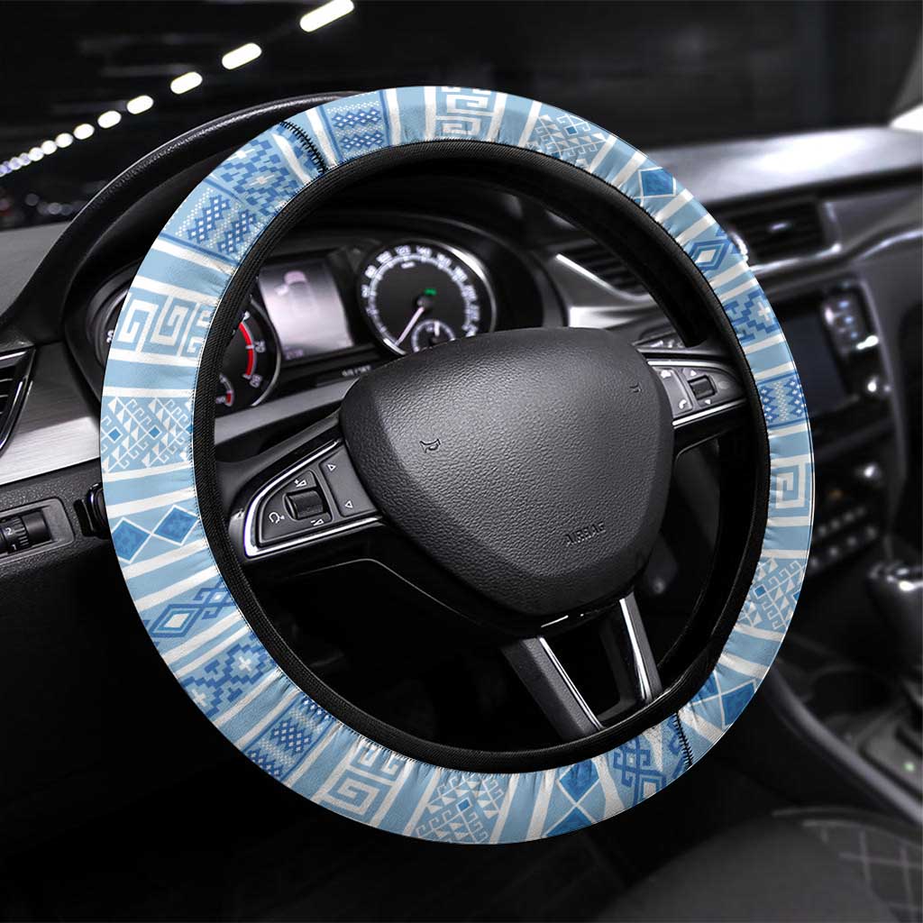 New Zealand Argentina Rugby Steering Wheel Cover 2025 Los Pumas All Black Together - Aussie Hoodie