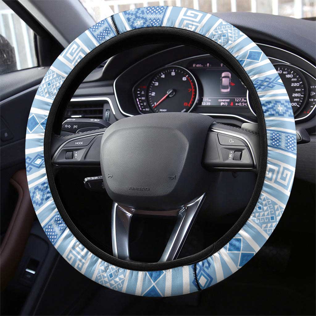 New Zealand Argentina Rugby Steering Wheel Cover 2025 Los Pumas All Black Together - Aussie Hoodie