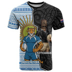 New Zealand Argentina Rugby Custom T Shirt 2025 Los Pumas All Black Together - Aussie Hoodie