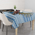 New Zealand Argentina Rugby Tablecloth 2025 Los Pumas All Black Together - Aussie Hoodie