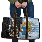 New Zealand Argentina Rugby Travel Bag 2025 Los Pumas All Black Together - Aussie Hoodie