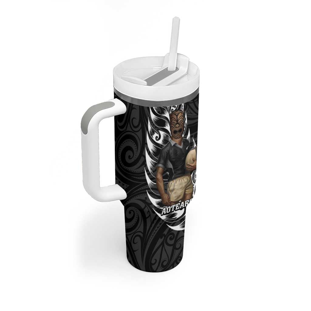 New Zealand Argentina Rugby Tumbler With Handle 2025 Los Pumas All Black Together - Aussie Hoodie