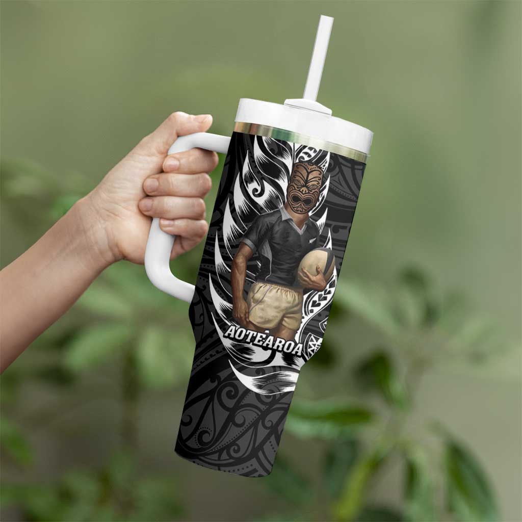 New Zealand Argentina Rugby Tumbler With Handle 2025 Los Pumas All Black Together - Aussie Hoodie