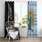 New Zealand Argentina Rugby Window Curtain 2025 Los Pumas All Black Together - Aussie Hoodie