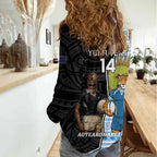 New Zealand Argentina Rugby Custom Women Casual Shirt 2025 Los Pumas All Black Together - Aussie Hoodie