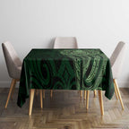 New Zealand Skull Darts Tablecloth Aotearoa Maori Chest Tattoo Stylized Green - Aussie Hoodie