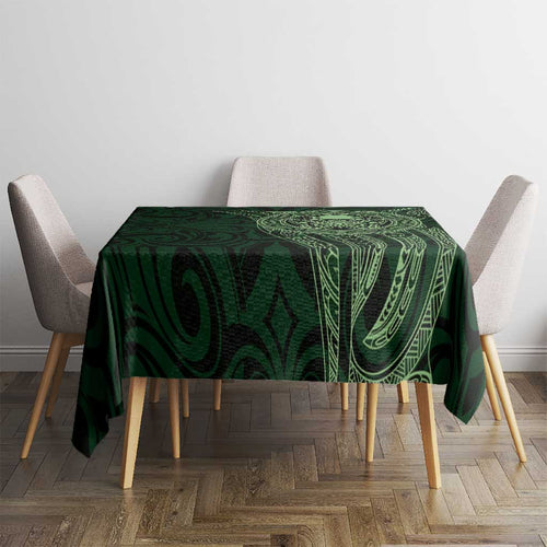 New Zealand Skull Darts Tablecloth Aotearoa Maori Chest Tattoo Stylized Green - Aussie Hoodie