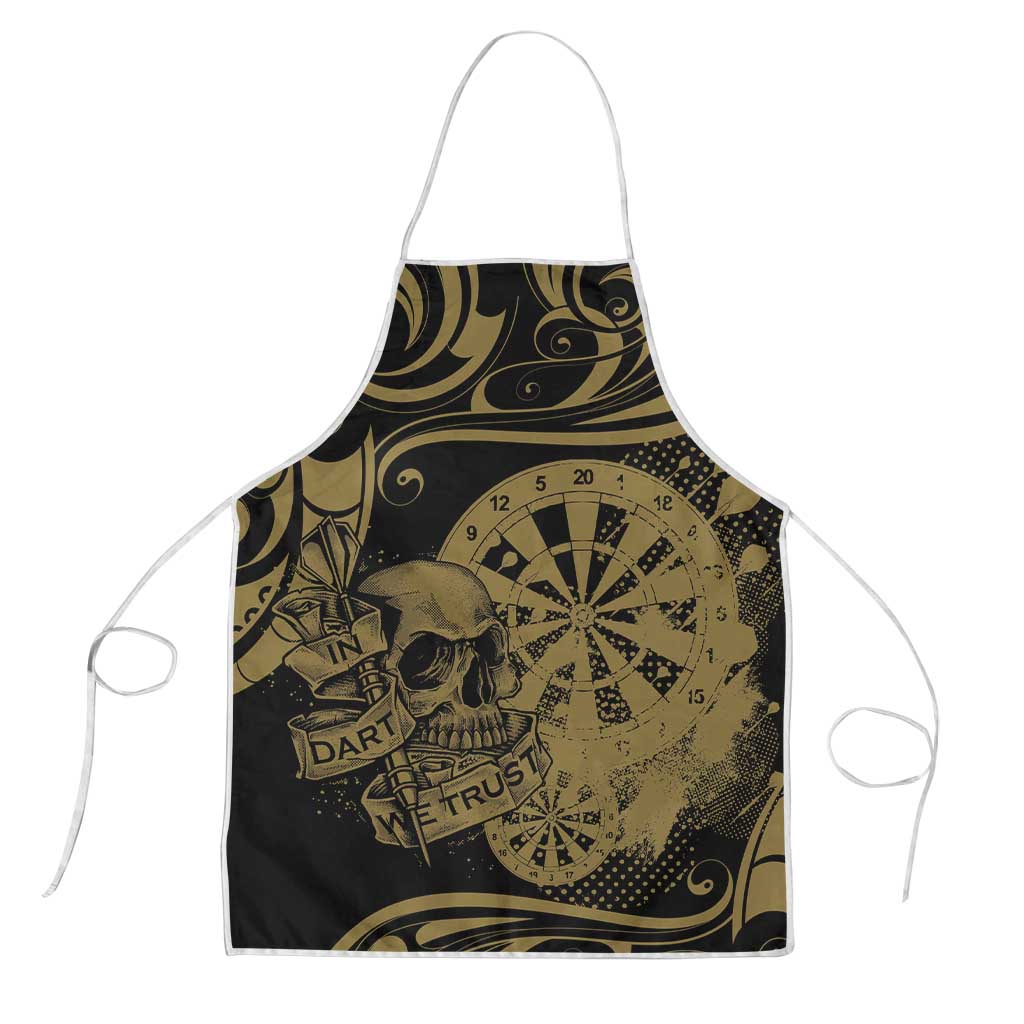 New Zealand Darts Apron Skull In Dart We Trust Maori Pattern - Aussie Hoodie
