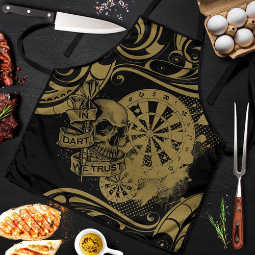 New Zealand Darts Apron Skull In Dart We Trust Maori Pattern - Aussie Hoodie