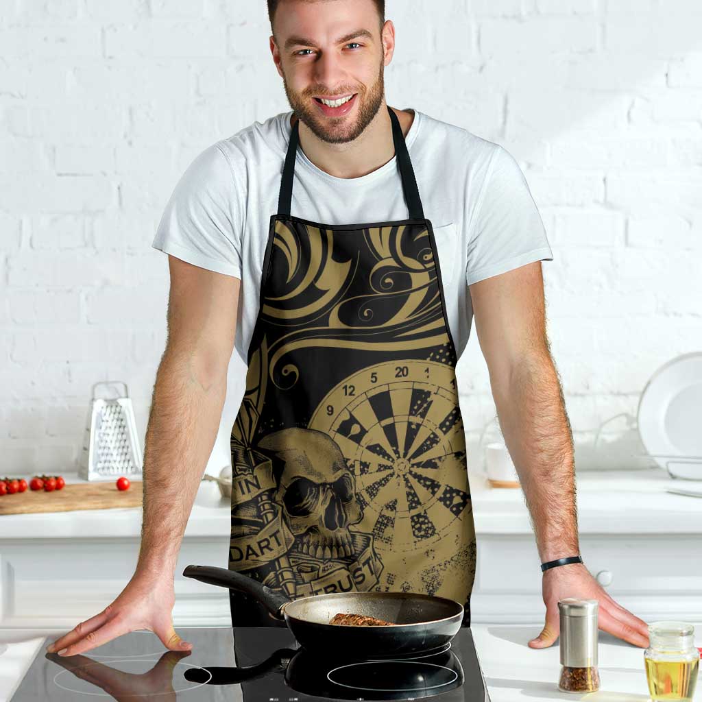 New Zealand Darts Apron Skull In Dart We Trust Maori Pattern - Aussie Hoodie