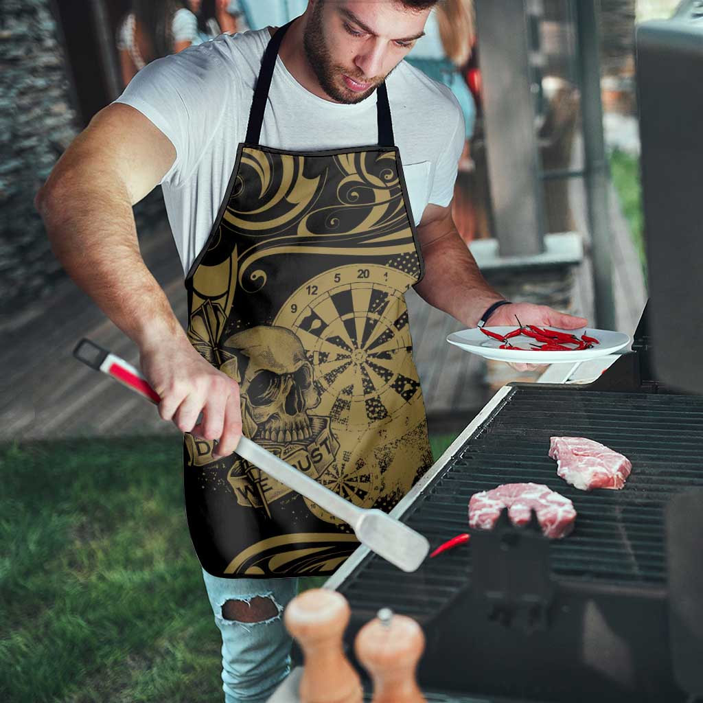New Zealand Darts Apron Skull In Dart We Trust Maori Pattern - Aussie Hoodie