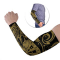 New Zealand Darts Arm Sleeves Skull In Dart We Trust Maori Pattern - Aussie Hoodie