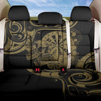 New Zealand Darts Back Car Seat Cover Skull In Dart We Trust Maori Pattern - Aussie Hoodie