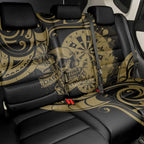 New Zealand Darts Back Car Seat Cover Skull In Dart We Trust Maori Pattern - Aussie Hoodie
