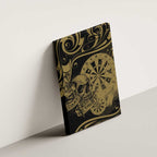 New Zealand Darts Canvas Wall Art Skull In Dart We Trust Maori Pattern - Aussie Hoodie