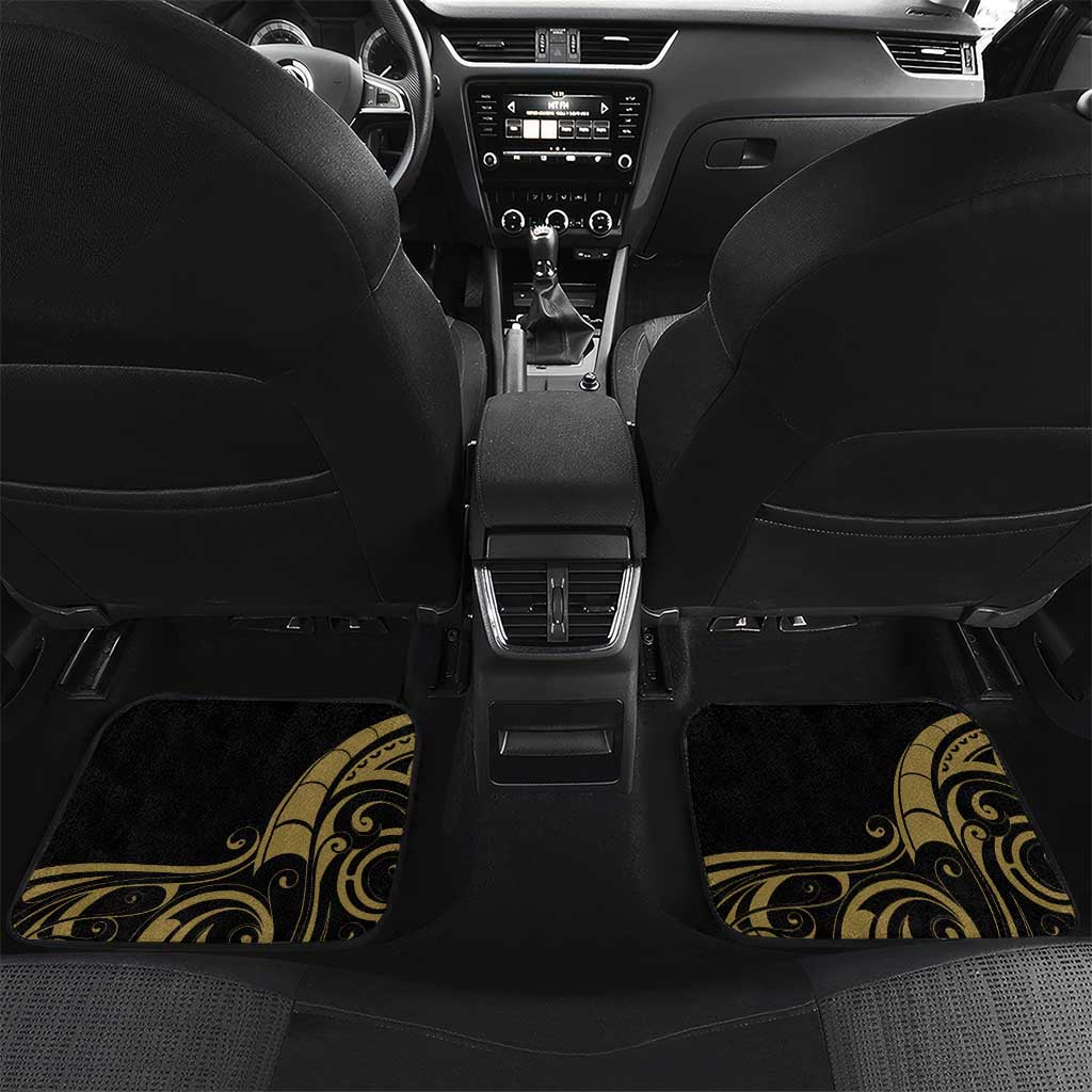 New Zealand Darts Car Mats Skull In Dart We Trust Maori Pattern - Aussie Hoodie