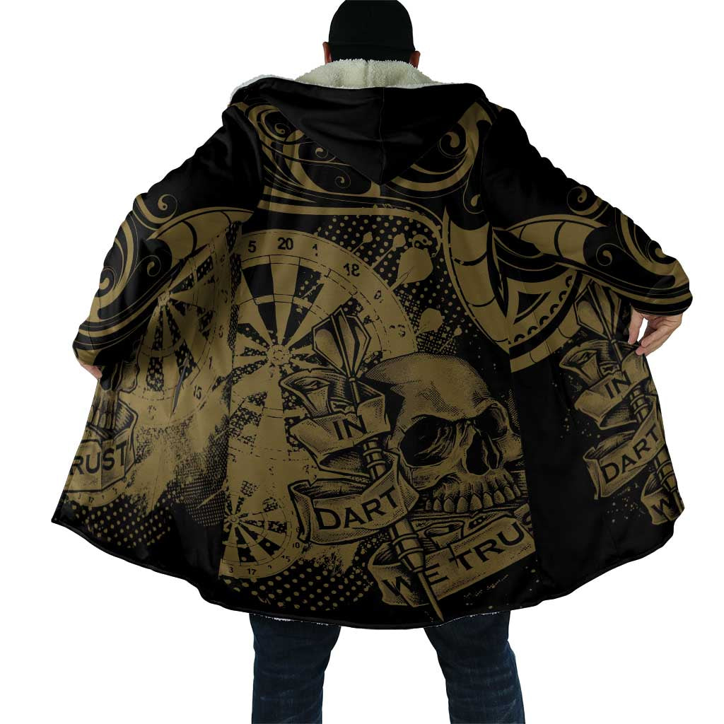New Zealand Darts Cloak Skull In Dart We Trust Maori Pattern - Aussie Hoodie