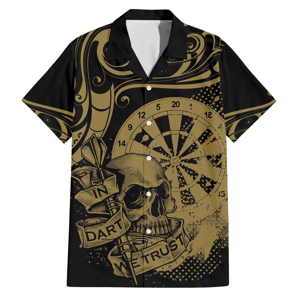 New Zealand Darts Family Matching Mermaid Dress and Hawaiian Shirt Skull In Dart We Trust Maori Pattern - Aussie Hoodie