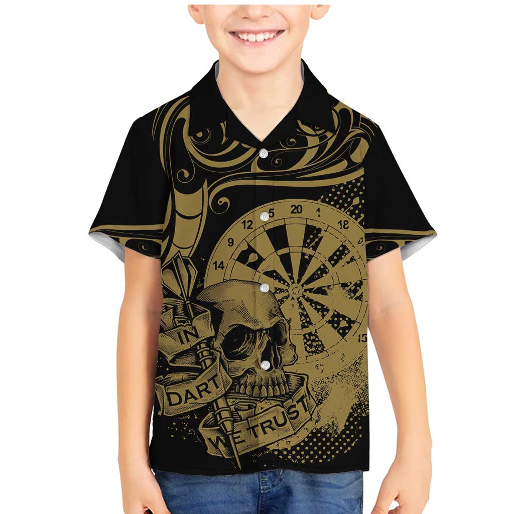 New Zealand Darts Family Matching Mermaid Dress and Hawaiian Shirt Skull In Dart We Trust Maori Pattern - Aussie Hoodie