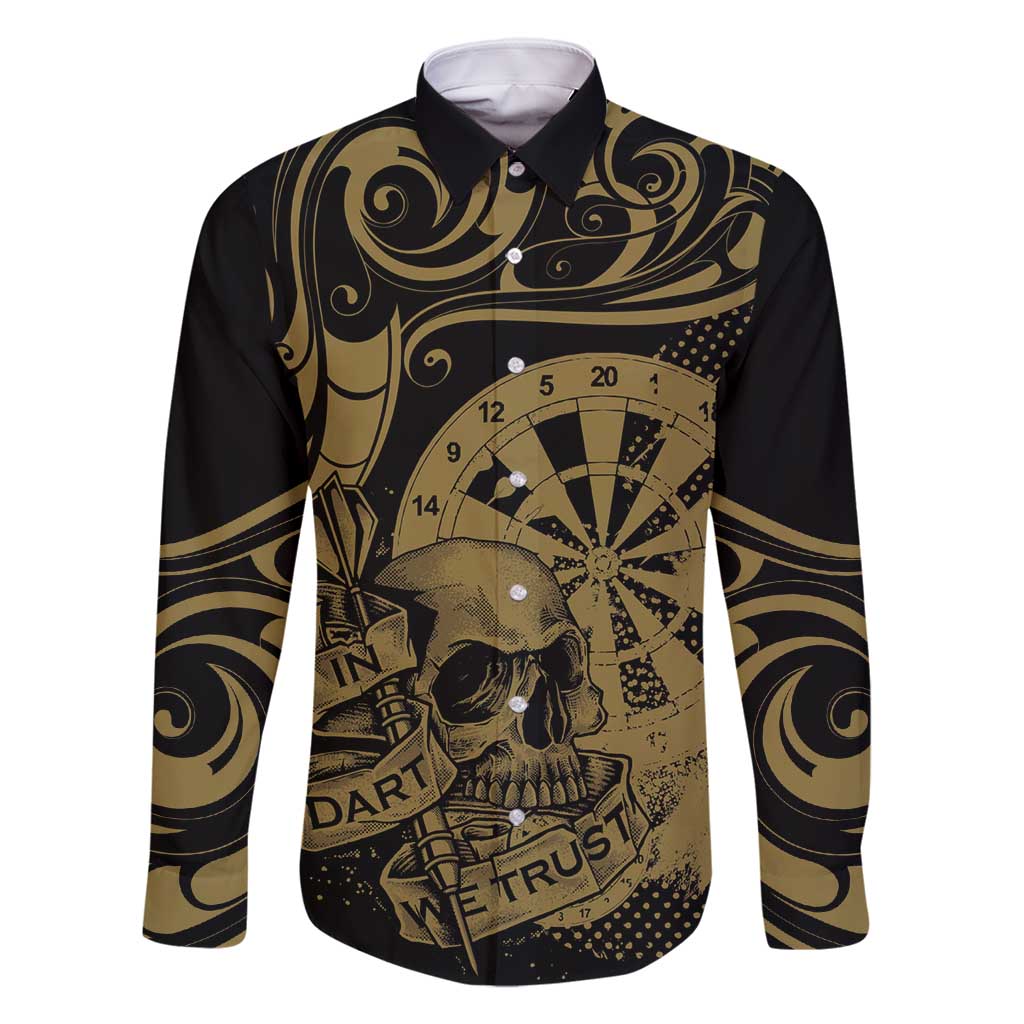 New Zealand Darts Family Matching Summer Maxi Dress and Hawaiian Shirt Skull In Dart We Trust Maori Pattern - Aussie Hoodie