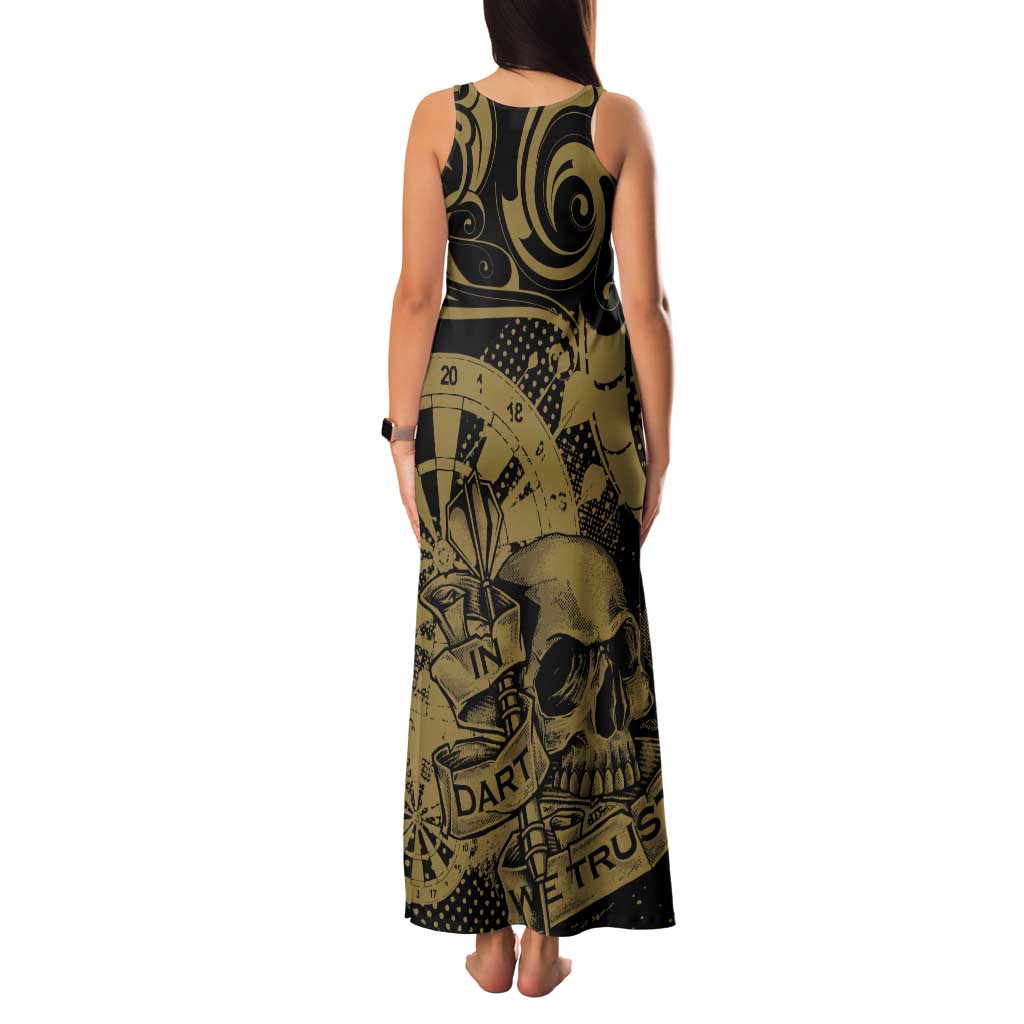 New Zealand Darts Family Matching Tank Maxi Dress and Hawaiian Shirt Skull In Dart We Trust Maori Pattern - Aussie Hoodie