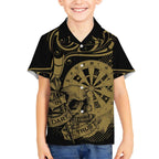 New Zealand Darts Hawaiian Shirt Skull In Dart We Trust Maori Pattern - Aussie Hoodie